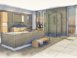 Bad mit CAD-Programm geplant